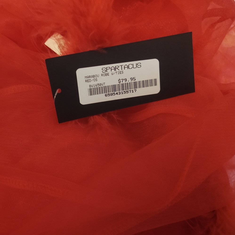 Marabou Robe w/ ties